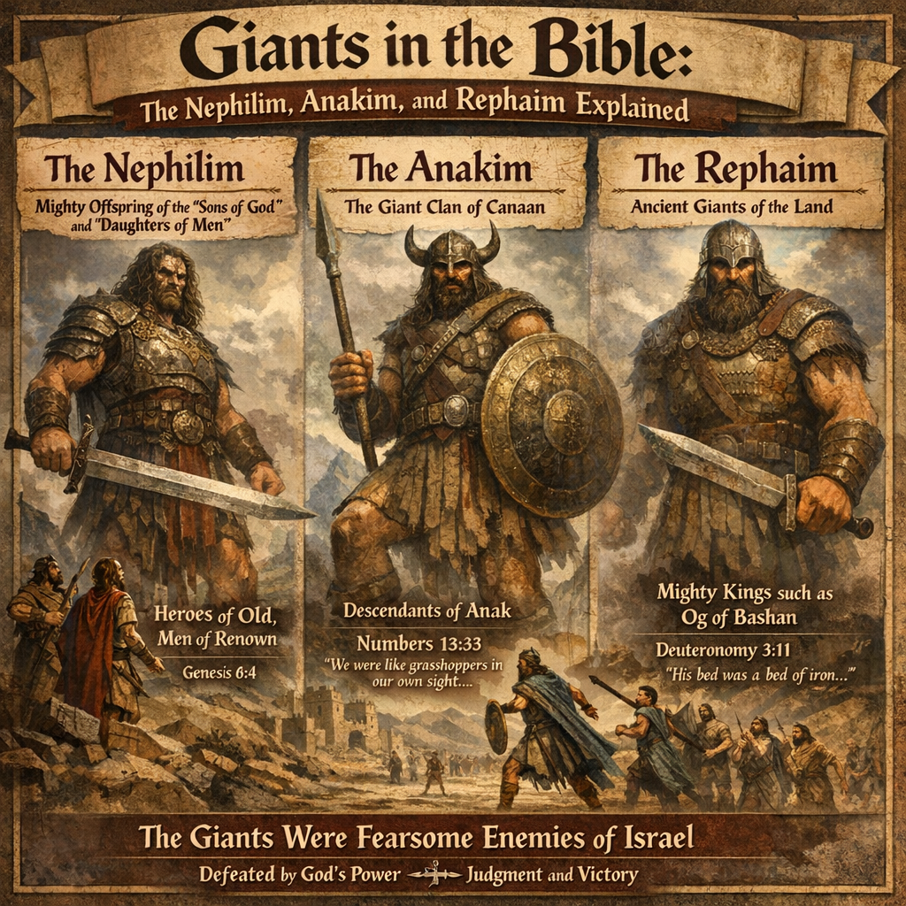 Biblical Giants: Nephilim, Anakim, Rephaim