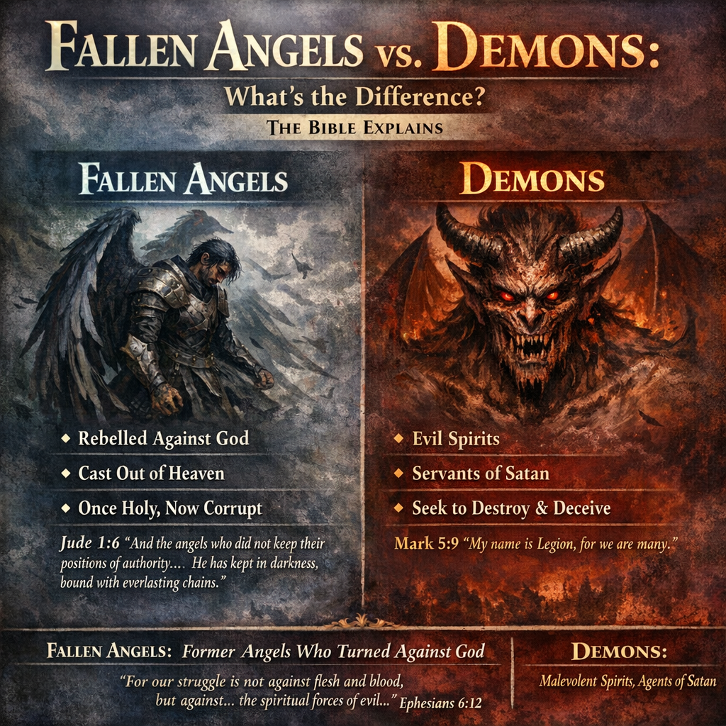 Fallen Angels vs Demons: Biblical Differences